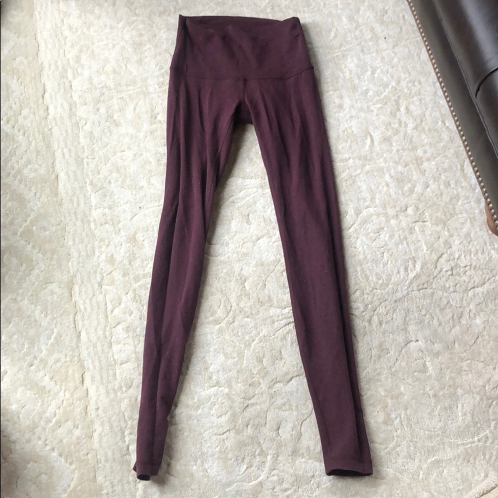 Lululemon maroon leggings